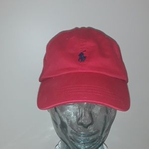 Red and Navy blue, Ralph Lauren Polo hat